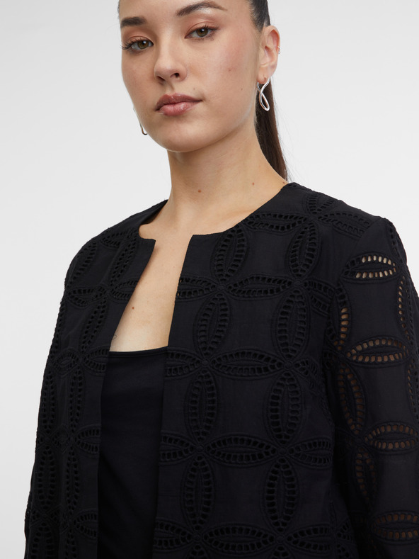 Orsay Черно дамско сако с десен ORSAY