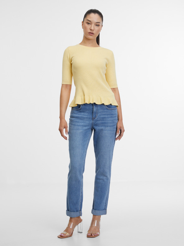 Orsay Жълта дамска тениска ORSAY