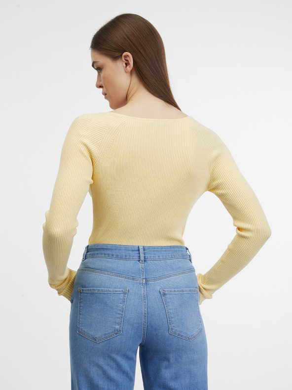 Orsay Жълт дамски пуловер ORSAY