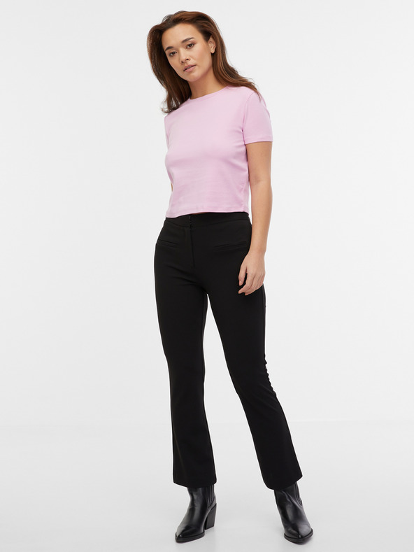 Orsay Розова дамска къса тениска ORSAY