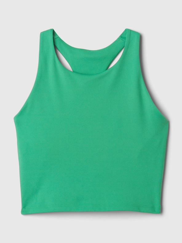 GAP Спортен сутиен GapFit висока яка скъсен GAP