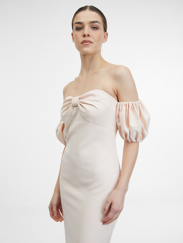 Orsay Бежова дамска рокля ORSAY