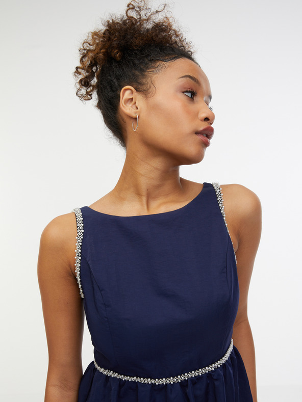 Orsay Тъмносиня дамска рокля ORSAY