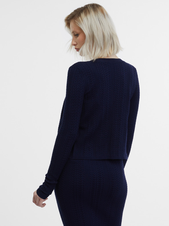 Orsay Тъмносиня дамска жилетка ORSAY