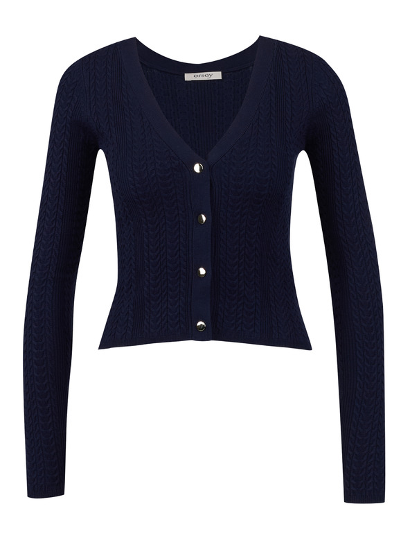 Orsay Тъмносиня дамска жилетка ORSAY