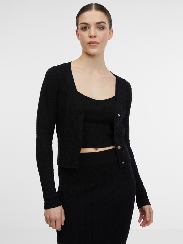 Orsay Черна дамска жилетка ORSAY