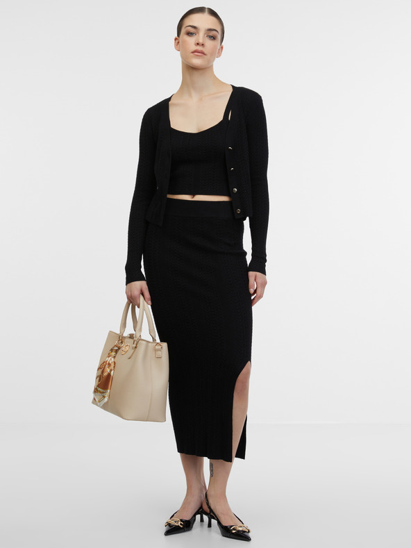 Orsay Черна дамска жилетка ORSAY