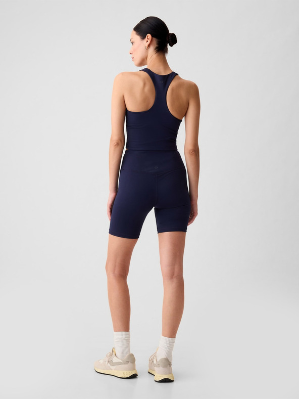 GAP Спортен сутиен GapFit висока яка скъсен GAP