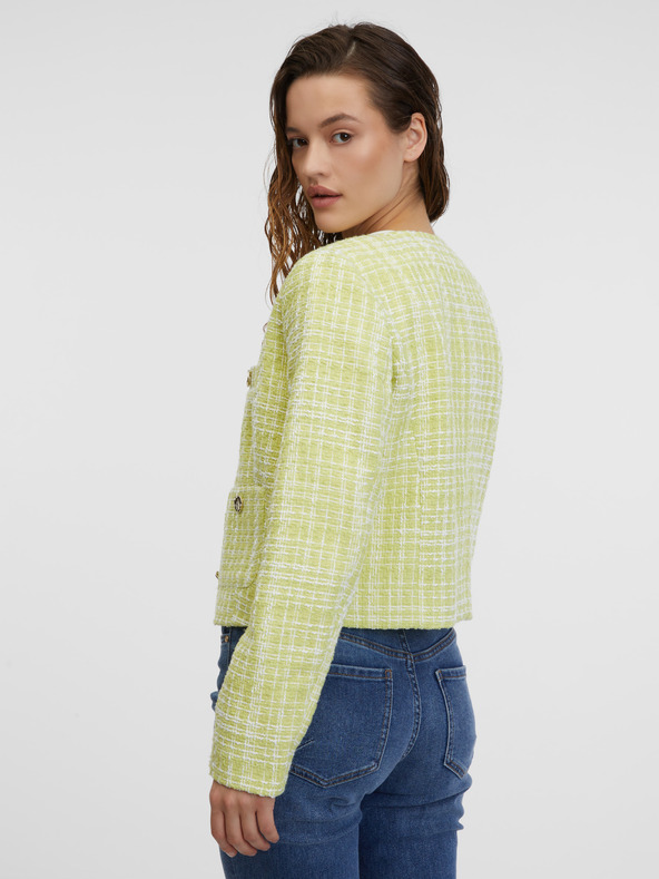 Orsay Светлозелено дамско сако от туид ORSAY