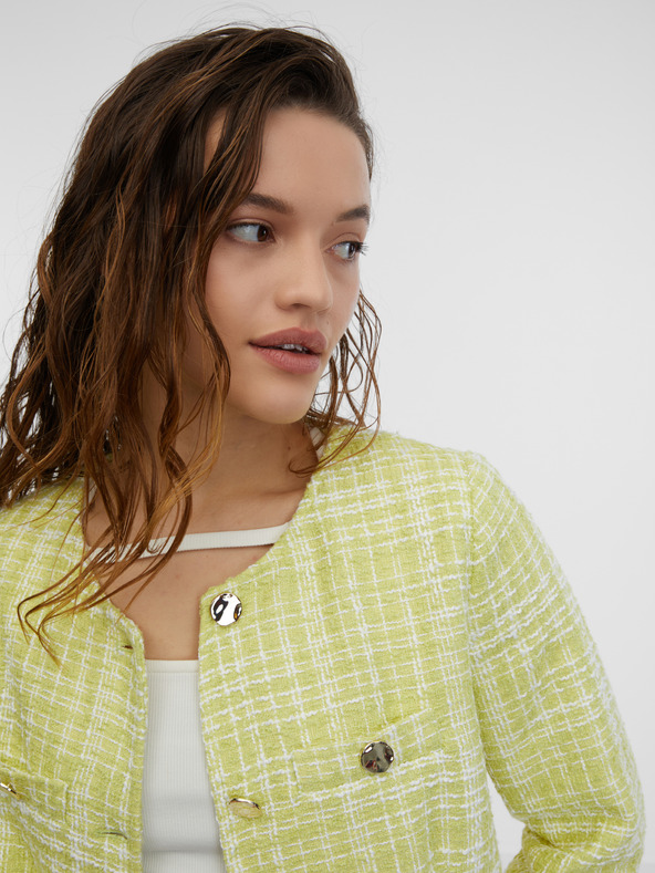 Orsay Светлозелено дамско сако от туид ORSAY