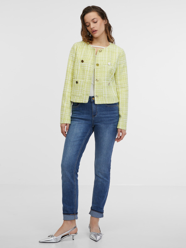 Orsay Светлозелено дамско сако от туид ORSAY