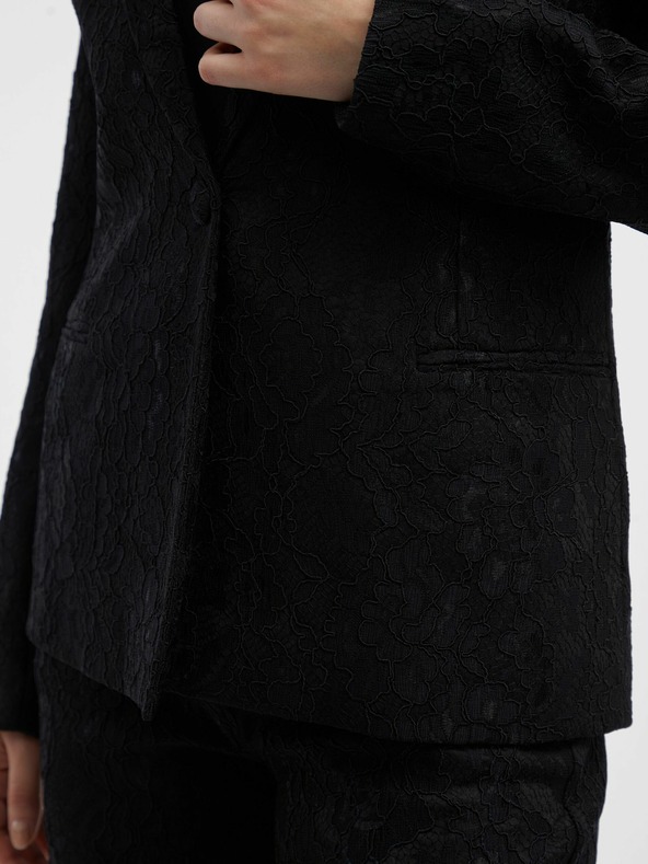 Orsay Черно дамско сако с десен ORSAY