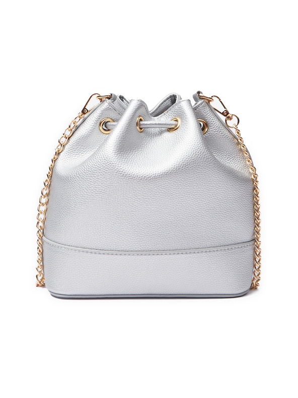 Orsay Дамска чанта в сребрист цвят ORSAY