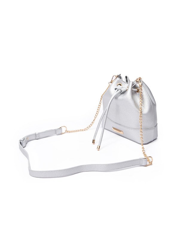 Orsay Дамска чанта в сребрист цвят ORSAY