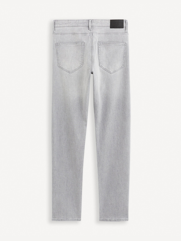 Celio Светлосиви мъжки дънки с права кройка Celio Fokrey