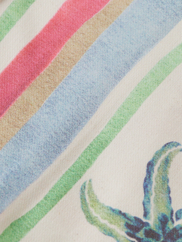 Scotch & Soda Кремава дамска риза с шарки Scotch & Soda