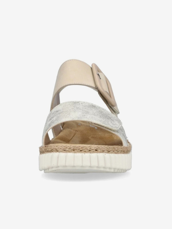 Rieker Бежови дамски сандали Rieker