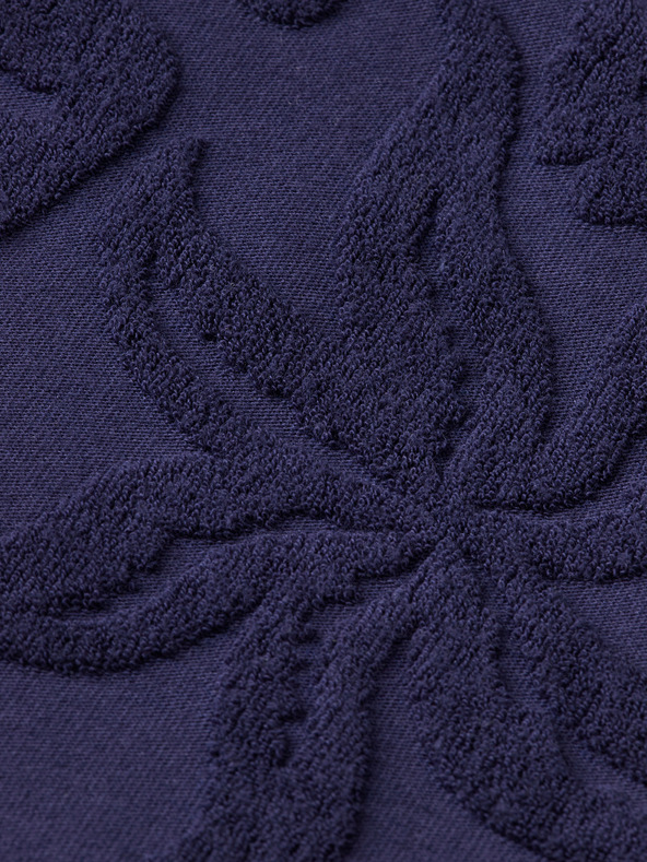 Scotch & Soda Тъмно сини мъжки къси панталони Scotch & Soda Jacquard Towelling