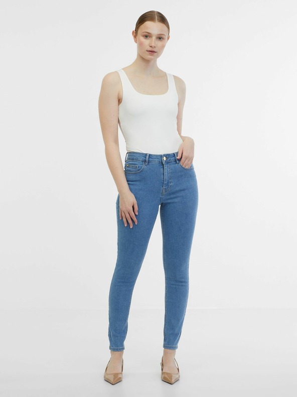 Orsay Светлосини дамски skinny fit дънки ORSAY