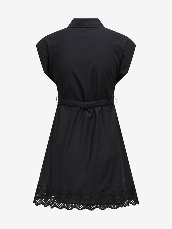 ONLY Черна дамска рокля с риза ONLY Lou