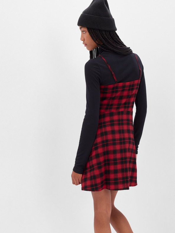 GAP Детска карирана рокля GAP