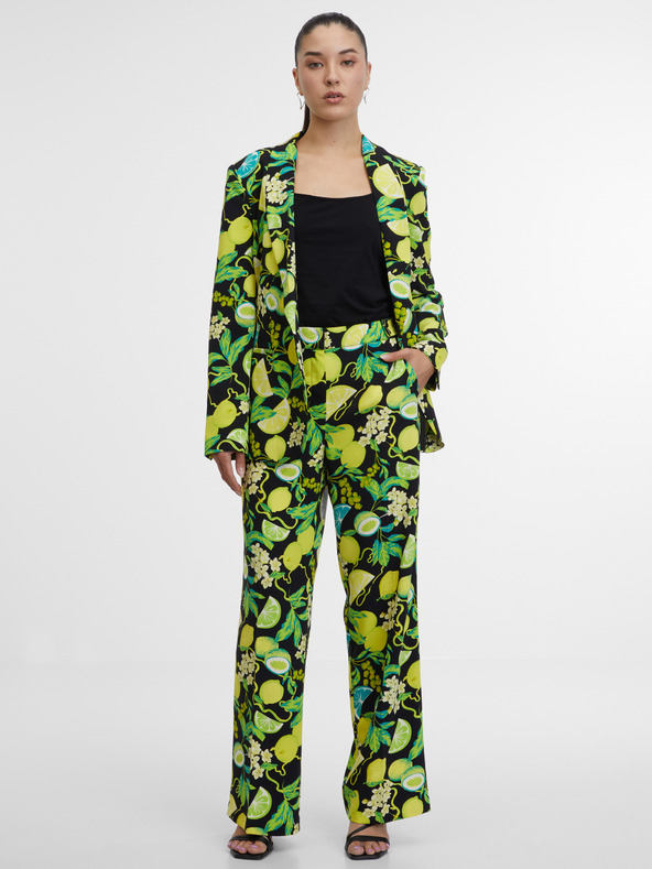 Orsay Черно-зелено дамско яке с шарка ORSAY