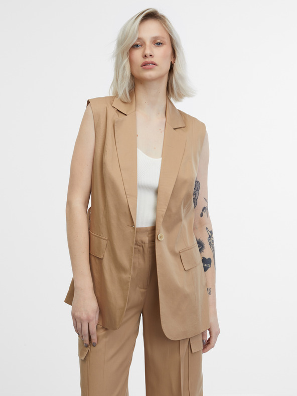 Orsay Кафяв дамски елек ORSAY