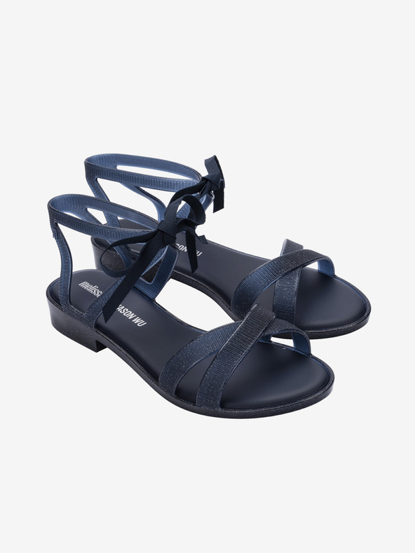 Melissa Тъмно сини дамски сандали Melissa Ophelia Low + Jason Wu