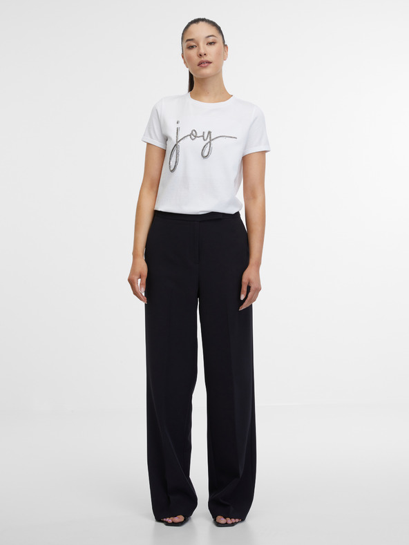 Orsay Бяла дамска тениска ORSAY