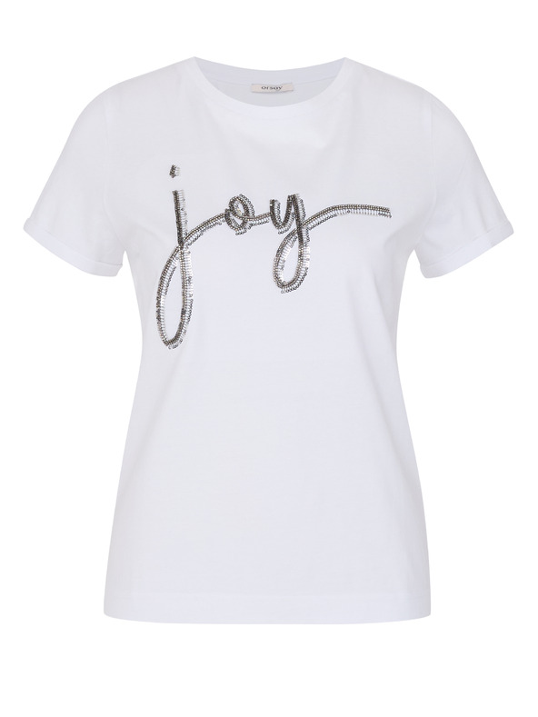 Orsay Бяла дамска тениска ORSAY