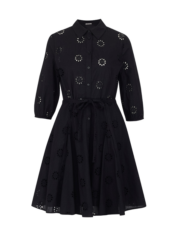 Orsay Черна дамска риза рокля ORSAY