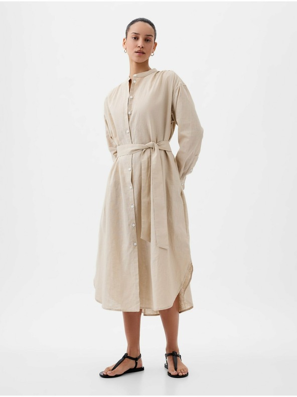 GAP Ленена oversize риза-рокля GAP