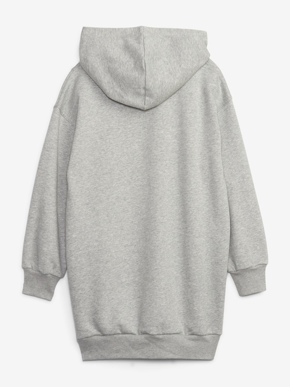 GAP Детска суитшърт рокля с лого GAP