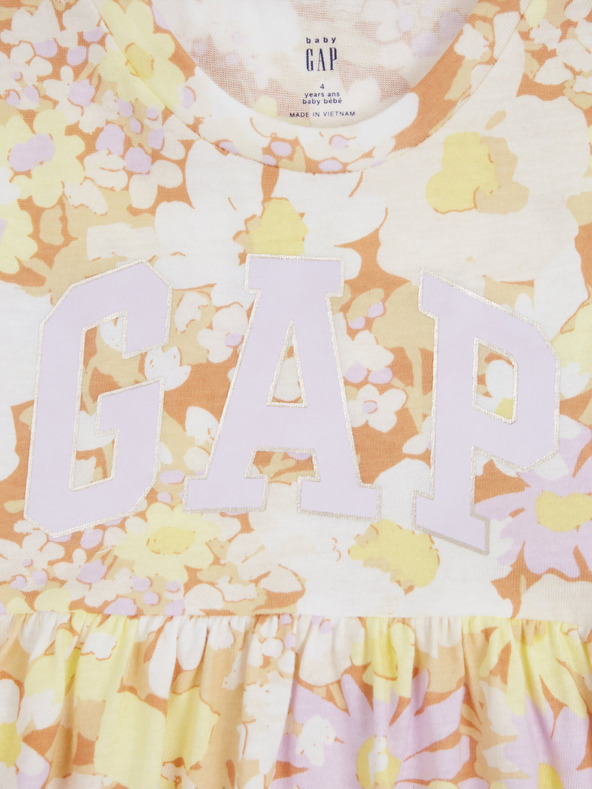 GAP Бебешка рокля с логото на GAP