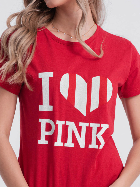 Edoti Червена дамска шарена пижама Edoti