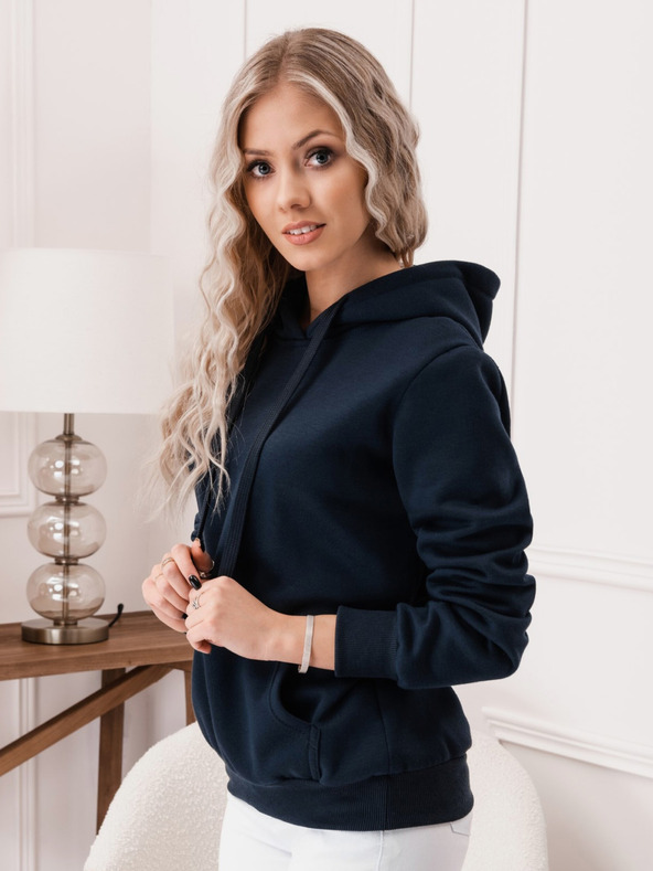 Edoti Тъмно синьо дамско яке с качулка Edoti