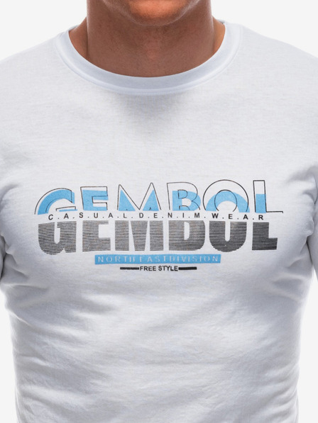 Edoti Бяла мъжка тениска Edoti