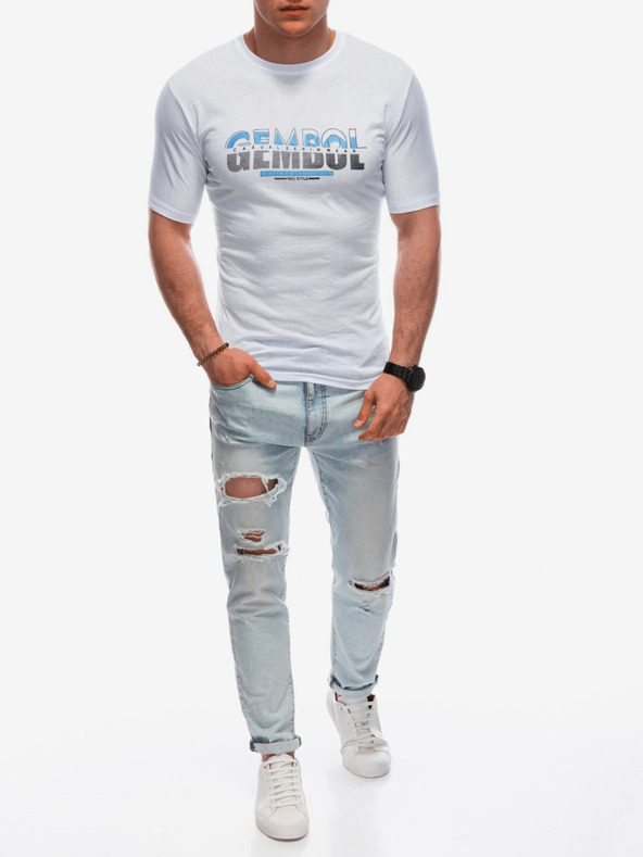 Edoti Бяла мъжка тениска Edoti