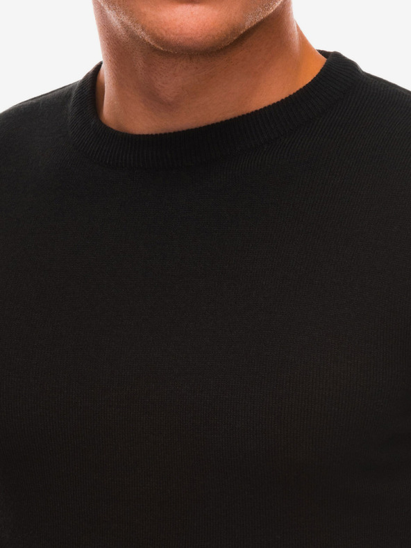 Edoti Черен мъжки основен пуловер Edoti