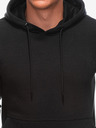 Edoti Черно мъжко яке с качулка Edoti
