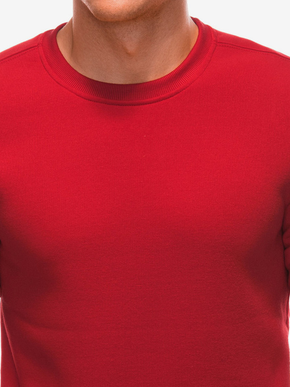 Edoti Червен мъжки основен суитшърт Edoti