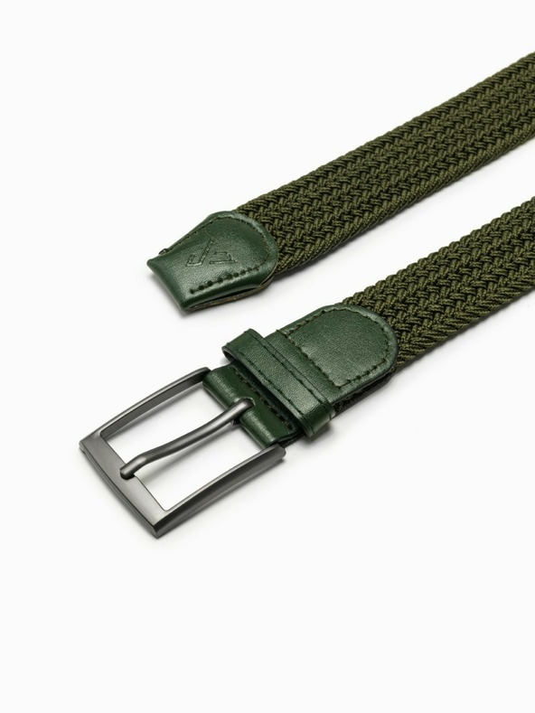 Edoti Мъжки колан в цвят каки Edoti