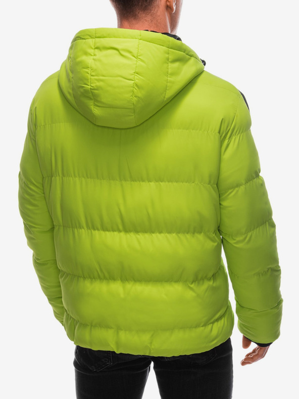Edoti Светлозелено мъжко ватирано зимно яке Edoti