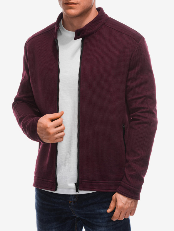 Edoti Мъжко леко яке в цвят бордо Edoti
