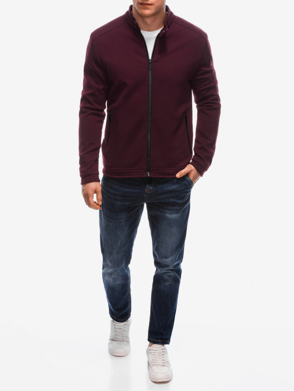 Edoti Мъжко леко яке в цвят бордо Edoti
