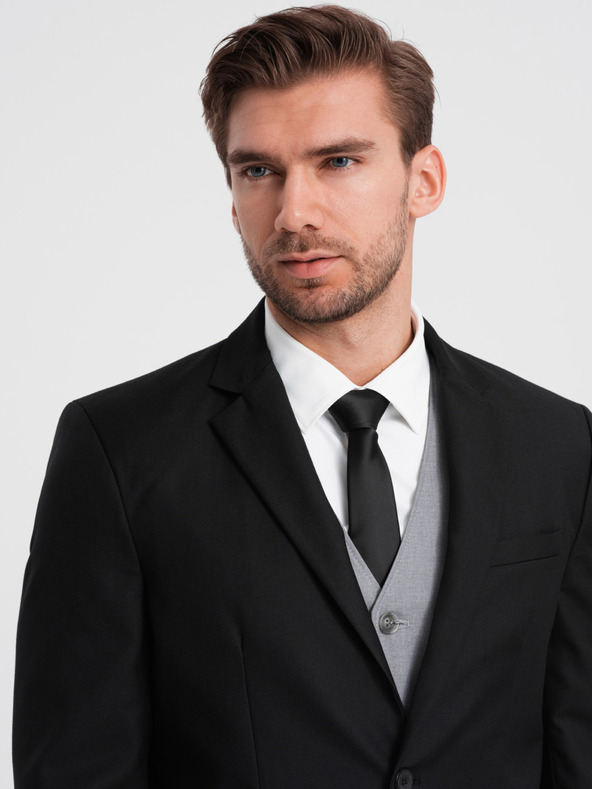 Ombre Clothing Черно мъжко яке Ombre Clothing