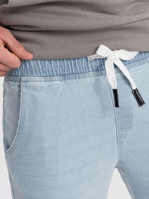 Ombre Clothing Светлосини мъжки скъсани дънки Ombre Clothing