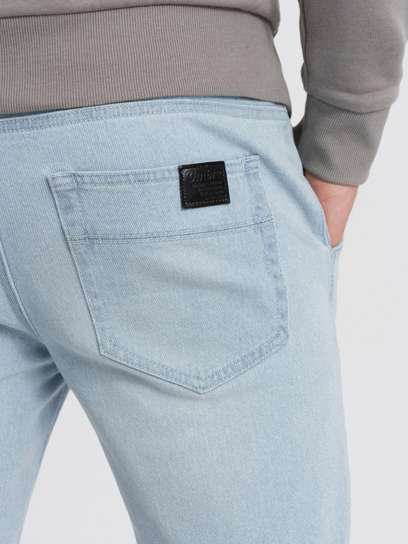 Ombre Clothing Светлосини мъжки скъсани дънки Ombre Clothing