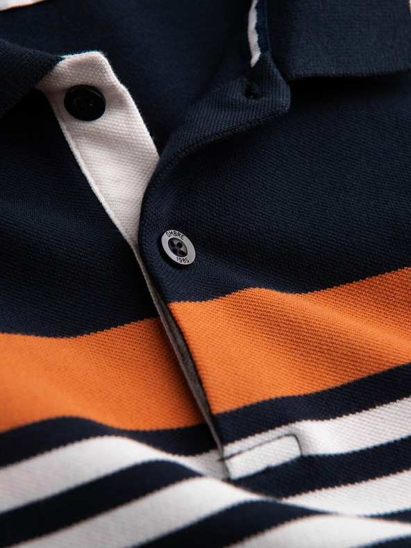 Ombre Clothing Тъмносиня мъжка поло риза Ombre Clothing