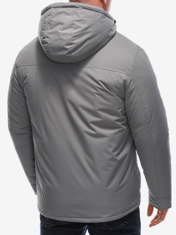 Edoti Сиво мъжко зимно яке Edoti